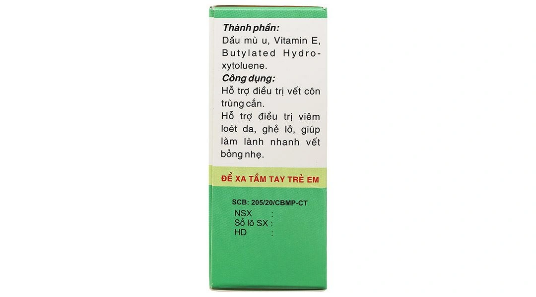 Dầu mù u SPharma làm dịu da, lành nhanh vết bỏng chai 15ml - 3